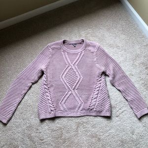 Charlotte Russe Dusty Rose Knit Sweater